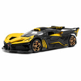 [TOY] 1:32 Bugatti 2021 Bolide gul modellbil Die-Cast