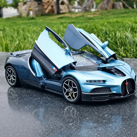 [TOY] 1:32 Bugatti 2024 Tourbillon Blue Model Car Die-Cast