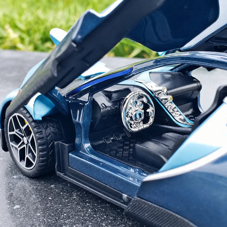 [TOY] 1:32 Bugatti 2024 Tourbillon Blue Model Car Die-Cast
