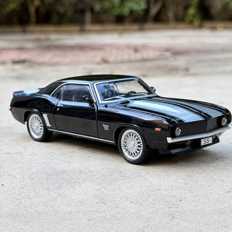 [TOY] 1:32 Chevrolet 1969 Camaro SS Black Model Car Die-Cast