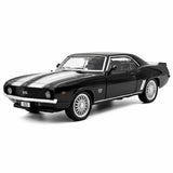 [TOY] 1:32 Chevrolet 1969 Camaro SS svart modellbil Die-Cast