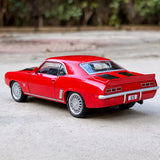 [TOY] 1:32 Chevrolet 1969 Camaro SS röd modellbil Die-Cast