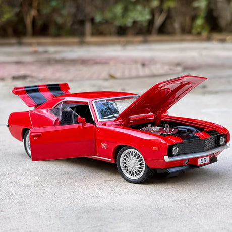 [TOY] 1:32 Chevrolet 1969 Camaro SS Red Model Car Die-Cast