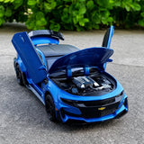 [TOY] 1:32 Chevrolet 2017 Camaro ZL1 blå modellbil Die-Cast