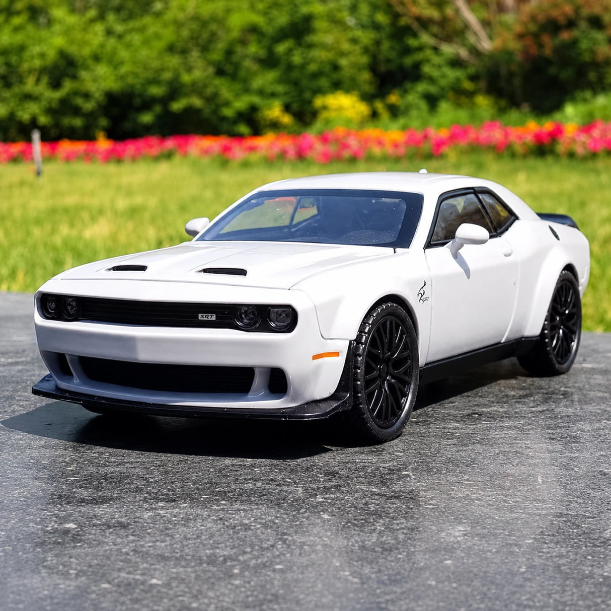 [TOY] 1:32 Dodge 2021 SRT Hellcat grå modellbil Die-Cast
