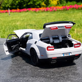 [TOY] 1:32 Dodge 2021 SRT Hellcat grå modellbil Die-Cast