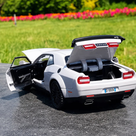 [TOY] 1:32 Dodge 2021 SRT Hellcat grå modellbil Die-Cast