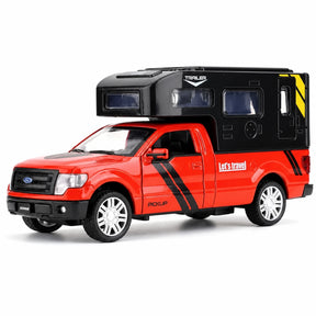 [TOY] 1:32 Ford 2009 F-150 RV punainen pienoismalli Die-Cast