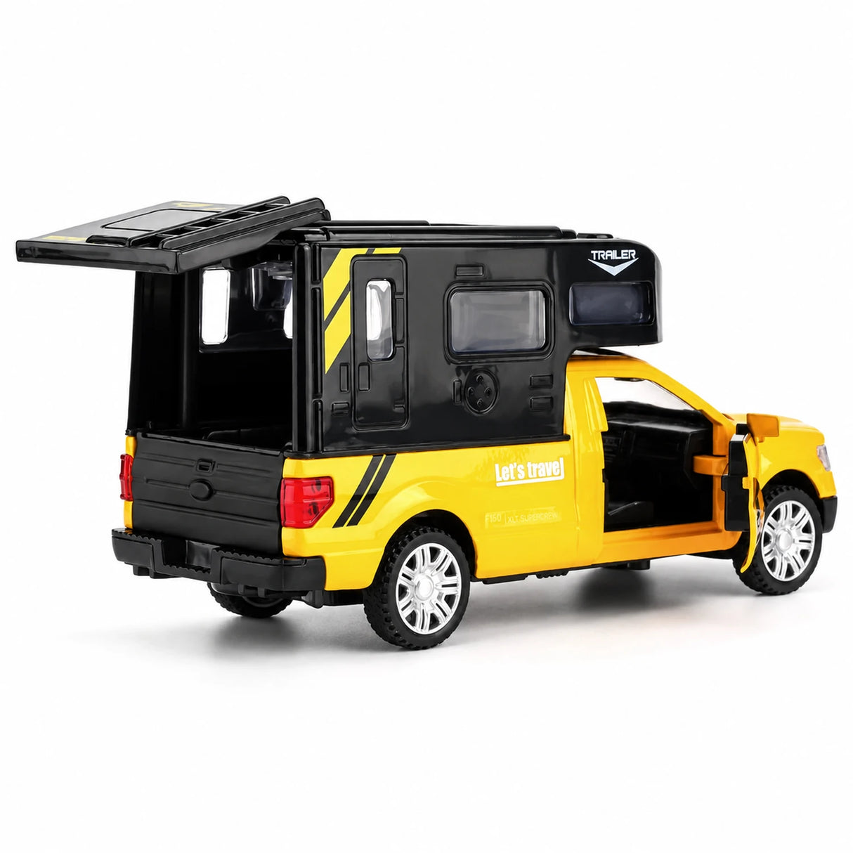 [TOY] 1:32 Ford 2009 F-150 RV gul modellbil Die-Cast