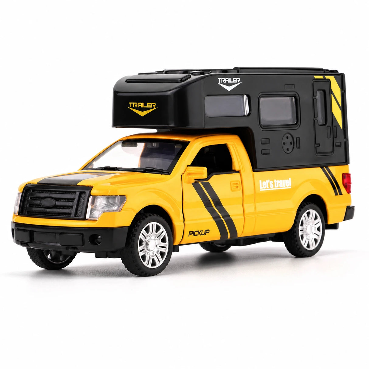 [TOY] 1:32 Ford 2009 F-150 RV gul modellbil Die-Cast