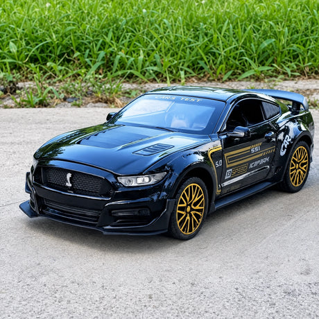 [TOY] 1:32 Ford 2019 Mustang Shelby GT500 svart modellbil Die-Cast