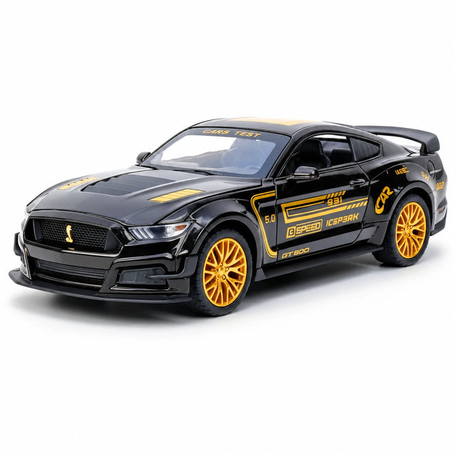 [TOY] 1:32 Ford 2019 Mustang Shelby GT500 svart modellbil Die-Cast