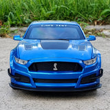 [TOY] 1:32 Ford 2019 Mustang Shelby GT500 blå modellbil Die-Cast