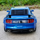 [TOY] 1:32 Ford 2019 Mustang Shelby GT500 blå modellbil Die-Cast