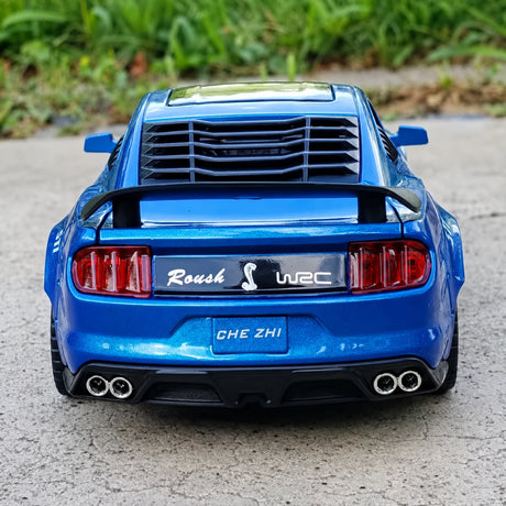 [TOY] 1:32 Ford 2019 Mustang Shelby GT500 blå modellbil Die-Cast