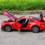 [TOY] 1:32 Ford 2019 Mustang Shelby GT500 röd modellbil Die-Cast