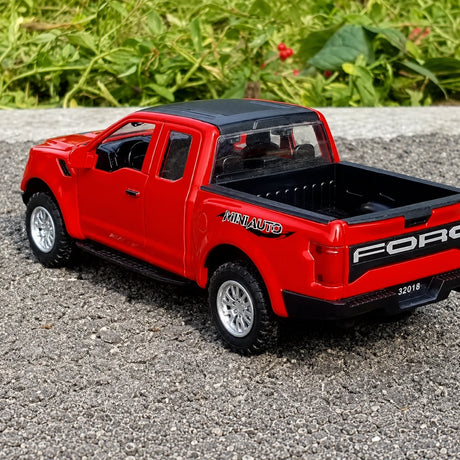 [TOY] 1:32 Ford 2020 F-150 Raptor röd modellbil Die-Cast