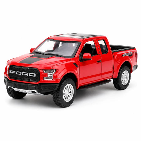 [TOY] 1:32 Ford 2020 F-150 Raptor röd modellbil Die-Cast