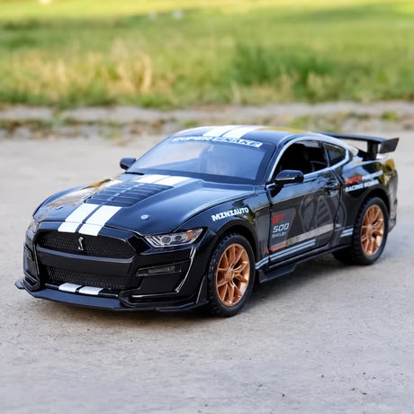 [TOY] 1:32 Ford 2020 Mustang Shelby GT500 svart modellbil Die-Cast
