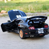 [TOY] 1:32 Ford 2020 Mustang Shelby GT500 svart modellbil Die-Cast