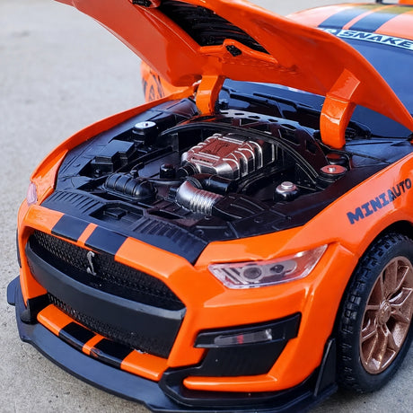 [TOY] 1:32 Ford 2020 Mustang Shelby GT500 orange modellbil Die-Cast