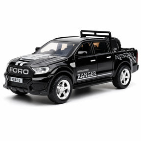 [TOY] 1:32 Ford 2021 Ranger svart modellbil Die-Cast