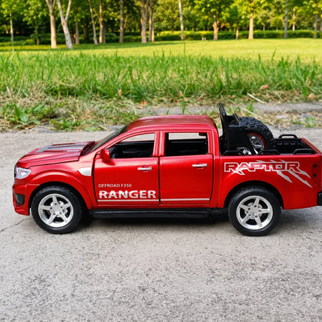 [TOY] 1:32 Ford 2021 Ranger röd modellbil Die-Cast