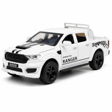 [TOY] 1:32 Ford 2021 Ranger vit modellbil Die-Cast