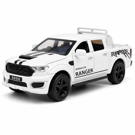 [TOY] 1:32 Ford 2021 Ranger vit modellbil Die-Cast