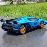 [TOY] 1:32 Lamborghini 2013 Veneno Blue Model Car Die-Cast