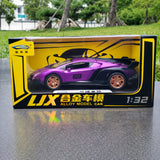 [TOY] 1:32 Lamborghini 2013 Veneno violet voiture miniature Die-Cast