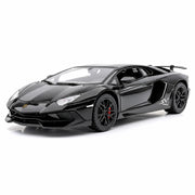 Lamborghini 2016 Aventador LP750-4 SV SuperVeloce svart 1:32 – modellbil i gjuten metall för display