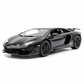 [TOY] 1:32 Lamborghini 2016 Aventador LP750-4 SV SuperVeloce svart modellbil Die-Cast