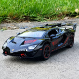 [TOY] 1:32 Lamborghini 2018 SC18 Alston noir voiture miniature Die-Cast