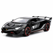 Lamborghini 2018 SC18 Alston svart 1:32 – modellbil i gjuten metall för display