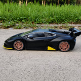 [TOY] 1:32 Lamborghini 2020 Huracan Super Trofeo EVO svart modellbil Die-Cast