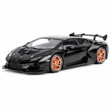 [TOY] 1:32 Lamborghini 2020 Huracan Super Trofeo EVO svart modellbil Die-Cast