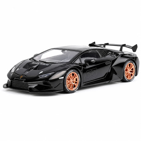 [TOY] 1:32 Lamborghini 2020 Huracan Super Trofeo EVO svart modellbil Die-Cast