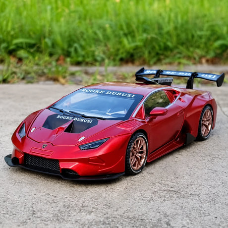[TOY] 1:32 Lamborghini 2020 Huracan Super Trofeo EVO röd modellbil Die-Cast
