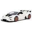 [TOY] 1:32 Lamborghini 2020 Huracan Super Trofeo EVO vit modellbil Die-Cast