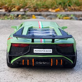 [TOY] 1:32 Lamborghini 2022 Aventador LP780-4 SVJ vert voiture miniature Die-Cast