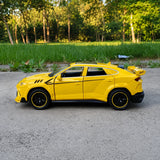 [TOY] 1:32 Lamborghini 2023 Urus Mansory gul modellbil Die-Cast