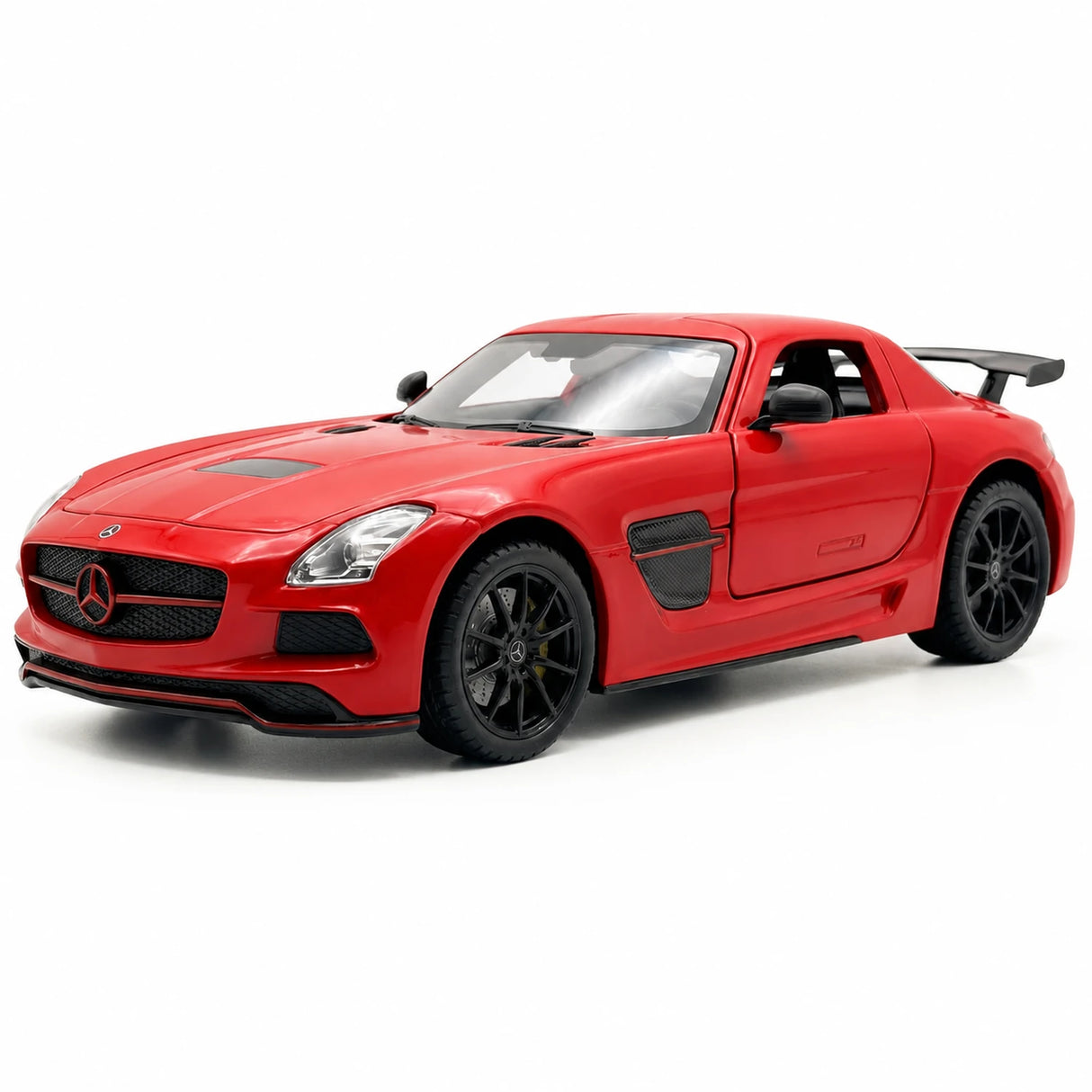 [TOY] 1:32 Mercedes-AMG 2010 SLS röd modellbil Die-Cast
