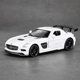 [TOY] 1:32 Mercedes-AMG 2010 SLS vit modellbil Die-Cast