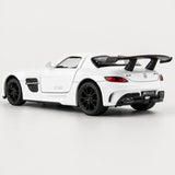 [TOY] 1:32 Mercedes-AMG 2010 SLS vit modellbil Die-Cast