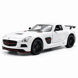 [TOY] 1:32 Mercedes-AMG 2010 SLS vit modellbil Die-Cast