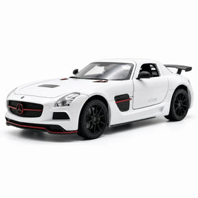 [TOY] 1:32 Mercedes-AMG 2010 SLS vit modellbil Die-Cast