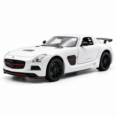 [TOY] 1:32 Mercedes-AMG 2010 SLS blanc voiture miniature Die-Cast