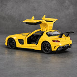 [TOY] 1:32 Mercedes-AMG 2010 SLS Yellow Model Car Die-Cast