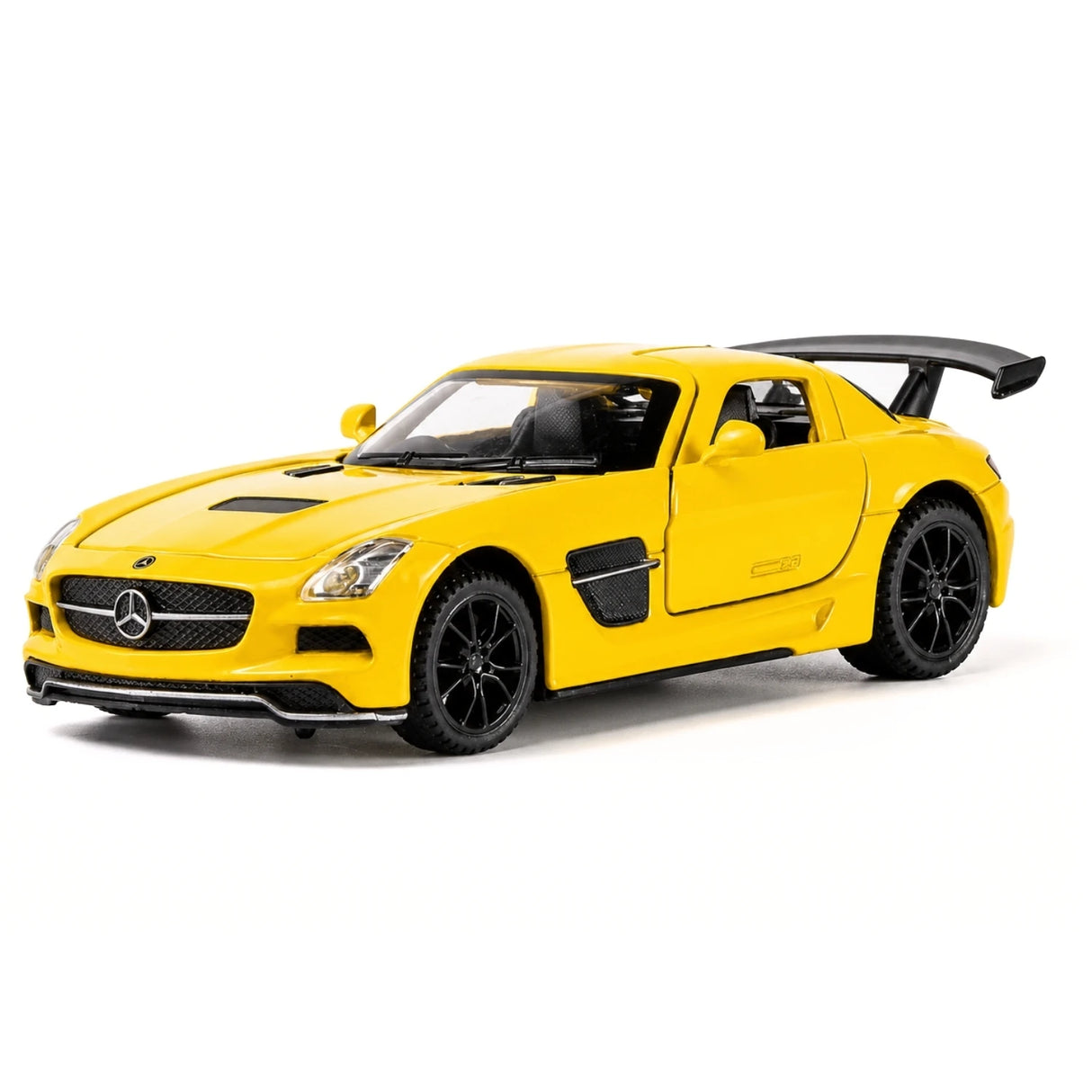 [TOY] 1:32 Mercedes-AMG 2010 SLS Yellow Model Car Die-Cast